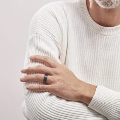 Bague Acier Noir Rick -Histoire d'Or FIDHNW0041 model0