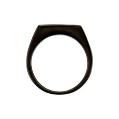 Chevalière Acier Noir Luciano -Histoire d'Or FIHHNW0043 view2