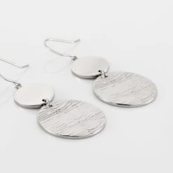 Boucles D'oreilles Pendantes Acier Blanc Stellaire -Histoire d'Or FIOFBW0328 view2