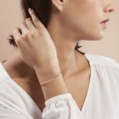 Bracelet Messaline Plaqué Or Jaune -Histoire d'Or FQBFJW0379 model0