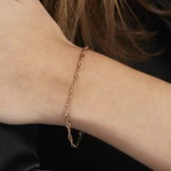 Bracelet Plaqué Or Jaune Leanora -Histoire d'Or FQBFJW0666 model1