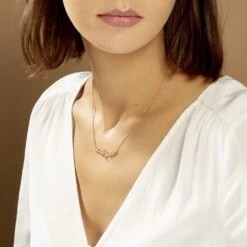 Collier Folia Plaqué Or Jaune -Histoire d'Or FQCFJW0482 model0