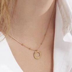 Collier Savas Plaqué Or Jaune -Histoire d'Or FQCFJW0694 model1