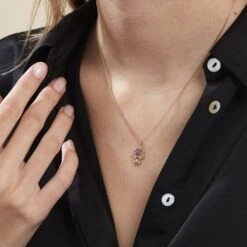 Collier Plaqué Or Jaune Eumelia Oxydes De Zirconium 7 Collier Plaqué Or Jaune Eumelia Oxydes De Zirconium -Histoire d'Or FQCFJZI263 model1