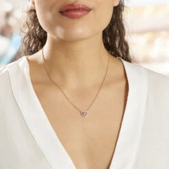 Collier Plaqué Or Jaune Alais Oxyde De Zirconium 6 Collier Plaqué Or Jaune Alais Oxyde De Zirconium -Histoire d'Or FQCFJZS005 model0