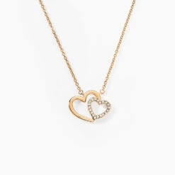 Collier Alexandra Plaqué Or Jaune Oxyde De Zirconium