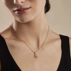 Collier Plaqué Or Stijn Oxyde De Zirconium -Histoire d'Or FQCFJZW553 model0