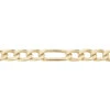 Chaîne Maille Alternee 1/3 Plaqué Or Jaune