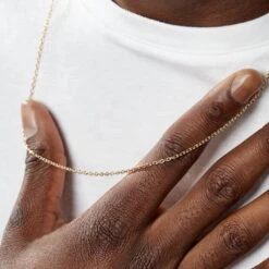 Chaîne Vince Plaqué Or Jaune -Histoire d'Or FQCHJW0029 model1