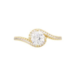 Bague Joisse Plaqué Or Oxyde De Zirconium -Histoire d'Or FQDFJZW567 view1