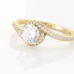 Bague Joisse Plaqué Or Oxyde De Zirconium -Histoire d'Or FQDFJZW567 view3