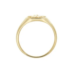 Chevalière Plaqué Or Jaune Imbor -Histoire d'Or FQHFJW0004 view2