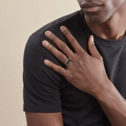 Chevalière Plaqué Hadrien Onyx -Histoire d'Or FQHHJNN116 model0