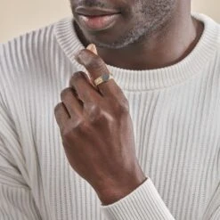 Chevalière Plaqué Or Jaune Haakon Onyx -Histoire d'Or FQHHJNN117 model0