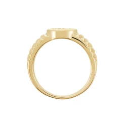 Chevalière Plaqué Or Jaune Haakon Onyx -Histoire d'Or FQHHJNN117 view2