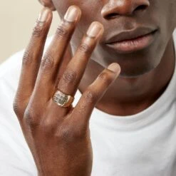 Chevalière Leoncette Plaqué Or Jaune -Histoire d'Or FQHHJW0111 model0