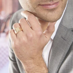 Chevalière Lionel Plaqué Or Jaune -Histoire d'Or FQHHJW0128 model0