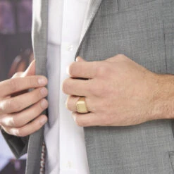 Chevalière Cillian Plaqué Or Jaune -Histoire d'Or FQHHJW0132 model0