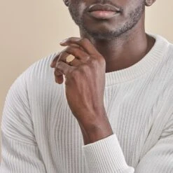 Chevalière Plaqué Or Jaune Alannis -Histoire d'Or FQHHJW0151 model0