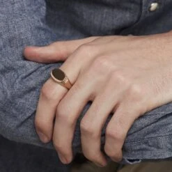 Chevalière Plaqué Or Jaune Nail -Histoire d'Or FQHHJW0155 model1