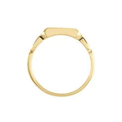 Chevalière Tobias Plaqué Or Jaune -Histoire d'Or FQHHJW0159 view2