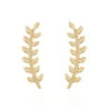 Bijoux D'oreilles Folia Plaqué Or Jaune