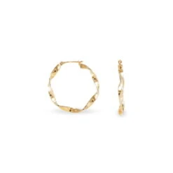 Créoles Lenna Torsadée Plaqué Or Jaune -Histoire d'Or FQOFJW0275 view2