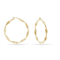 Créoles Lenna Torsadée Plaqué Or Jaune -Histoire d'Or FQOFJW0276 view2