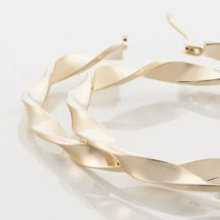 Créoles Lenna Torsadée Plaqué Or Jaune -Histoire d'Or FQOFJW0276 view3