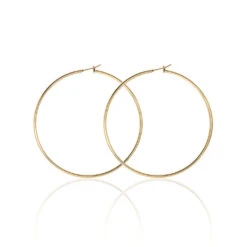 Créoles Ada Lisse Plaqué Or Jaune -Histoire d'Or FQOFJW0298 view1