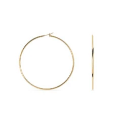 Créoles Ada Lisse Plaqué Or Jaune -Histoire d'Or FQOFJW0298 view2