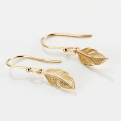 Boucles D'oreilles Pendantes Hanae Plaqué Or Jaune -Histoire d'Or FQOFJW0439 view2