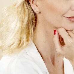 Bijoux D'oreilles Plaqué Or Nayeli -Histoire d'Or FQOFJW0589 model0