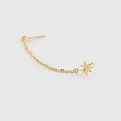 Bijou D'oreille Unitaire Plaqué Or Ignatus -Histoire d'Or FQOFJW0619 view2