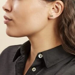 Boucles D'oreilles Puces Plaqué Or Jaune Alodia Spnielles -Histoire d'Or FQOFJXV109 model0