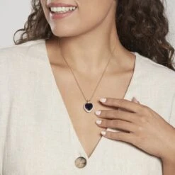 Pendentif Nelsa Plaqué Or Jaune Oxyde De Zirconium