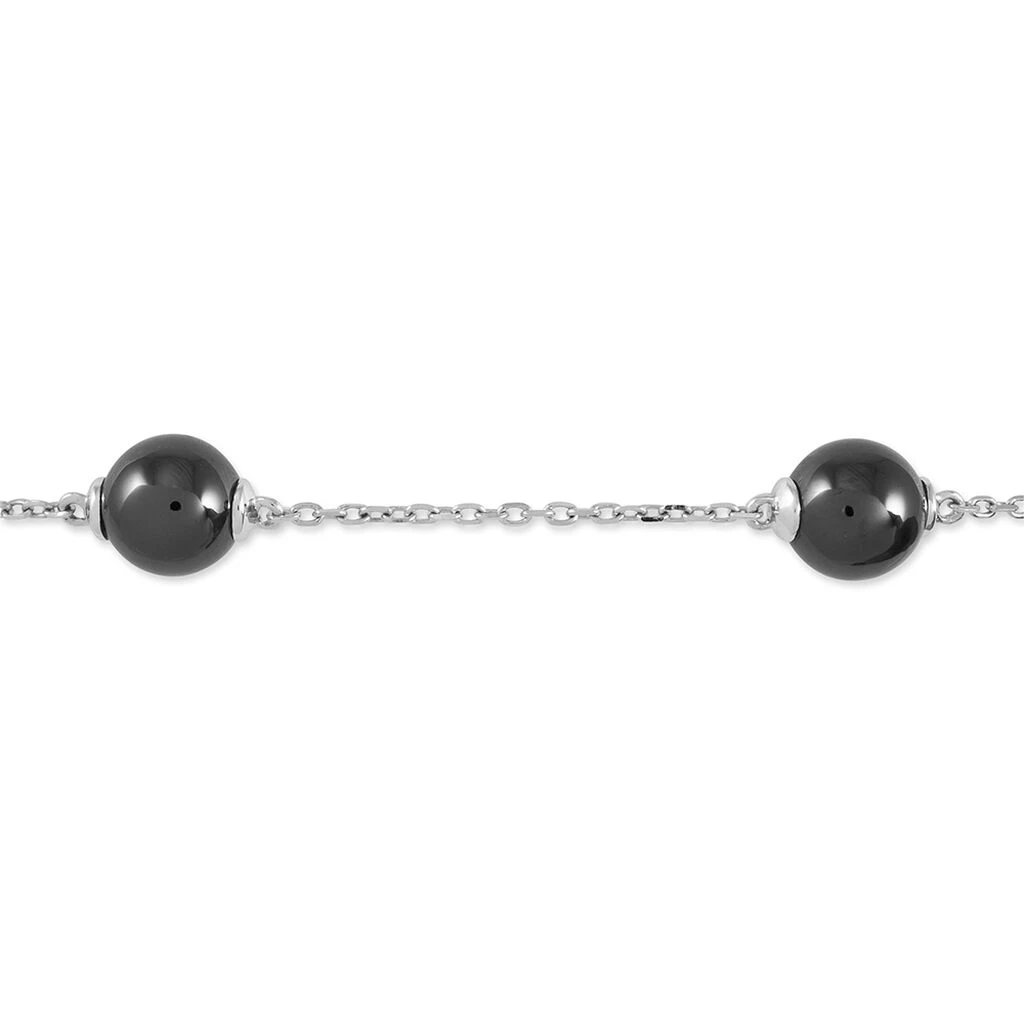 Bracelet Argent Blanc Céramique 2 Bracelet Argent Blanc Céramique – Image 2