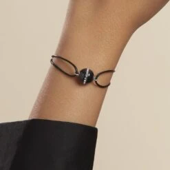 Bracelet Nina Cera Argent Blanc Strass Et Céramique -Histoire d'Or MABFNXN001 model1