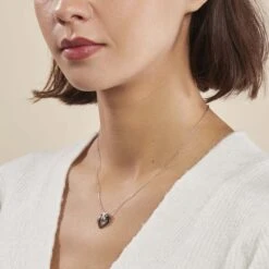 Collier Nolwen Argent Blanc Céramique Et Oxyde De Zirconium -Histoire d'Or MACFBXN231 model1