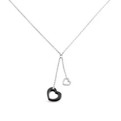 Collier Anissa Argent Blanc Céramique Et Oxyde De Zirconium