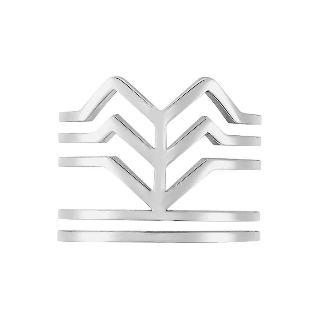 Bague Adel Acier Blanc 2 Bague Adel Acier Blanc – Image 2