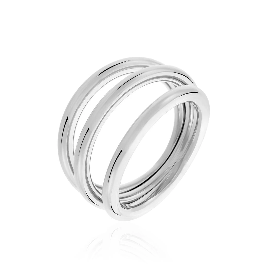 Bague Adeau Acier Blanc 1 Bague Adeau Acier Blanc