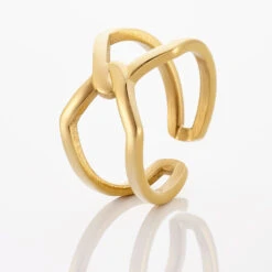 Bague Adelind Acier Jaune -Histoire d'Or MIDFJW0260 view3