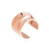 Bague Pure Acier Rose